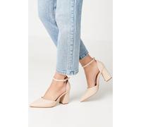 Dorothy Perkins Blanche Decolleté A Punta Tacco a Blocco Alto Donna UTDP5218_1