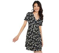 Dorothy Perkins Mini Abito Paperina Scollo a V Maniche Corte Donna (DP5265)