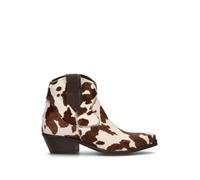 DOROTHYD Tronchetto donna bianco/marrone in cavallino 36