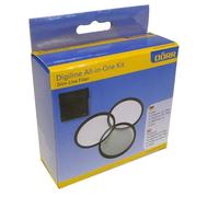 Dorr - Set di 3 filtri 58 mm Digi Line (UV, polarizzatore circolare e Close Up +4)
