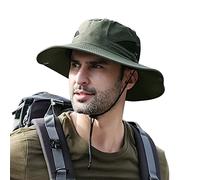 DORRISO Hombres Ala Ancha Sombrero para El sol Protección UV para Sombrero de Uomo Cappello da Sole Ampio Bordo Cappello Pescatore Stile Protezione UV Pieghevole Vacanza Viaggio Arrampicata Comodo