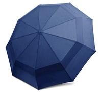 DORRISO Uomo Donna Automatico Pieghevole Ombrello Antivento Impermeabile Anti-UV Asciugatura Rapida Sunscreen Viaggio Ombrello Grande Ombrello Blu