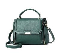 DORRISO Vintage Borse da Mano Donna Borsetta Antifurto Borse a Tracolla Piccolo Dimensione Design Borse a Spalla Lavoro Viaggio Ufficio Festa Banchetto Impermeabile Morbido PU Pelle Verde