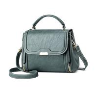 DORRISO Vintage Borse da Mano Donna Borsetta Antifurto Borse a Tracolla Piccolo Dimensione Design Borse a Spalla Lavoro Viaggio Ufficio Festa Banchetto Impermeabile Morbido PU Pelle Blu