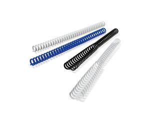 Dorsi ClickBind - riapribili - 8 mm - bianco - Ibico - conf. 50 pezzi