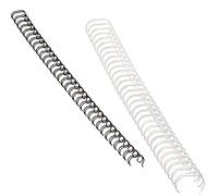 Dorsi metallici 10mm nero pz.100 - 53265