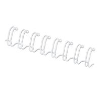 Dorsi metallici FELLOWES bianco 6 mm - - capacità 1-35 fogli conf.100 - 53215