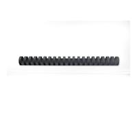 Dorsi plastici a 21 anelli GBC CombBind 19 mm A4 nero - fino a 165 fogli conf da