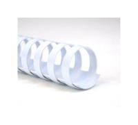 GBC 4028195 - Fascette, plastica, 10 mm, bianche, 100 pezzi