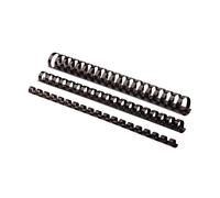 Spirali Fellowes 50 Unità Rilegatura Nero 38 mm PVC