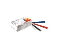 Dorsi spirale - 21 anelli - plastica - 38 mm - bianco - Titanium - scatola 50 pe