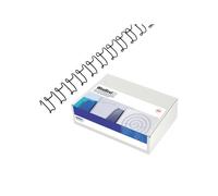 Dorsi spirale IbiWire - metallo - 21 anelli - 6 mm - argento - GBC - scatola 100