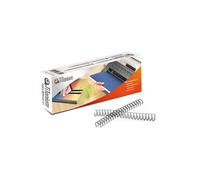 Dorsi spirale - metallo - 34 anelli passo 3:1 - 12 mm - silver - Titanium - scat