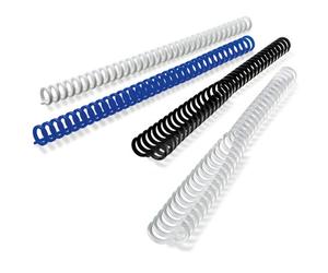 Dorsini Spiralati Plastici ClickBind GBC - 16 mm - 145 Fogli - 387357E (Nero Con