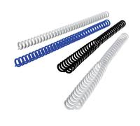 Dorsini Spiralati Plastici ClickBind GBC - 8 mm - 70 Fogli - 387302E (Ghiaccio C