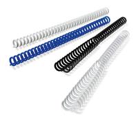 Dorsini Spiralati Plastici ClickBind GBC - 8 mm - 70 Fogli - 388002E (Bianco Con
