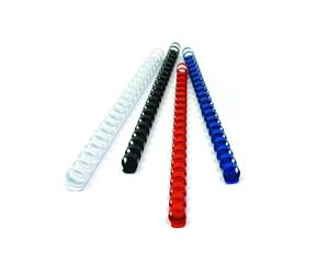 Dorsini Spiralati Plastici GBC - 22 mm - 195 Fogli - 4028602 (Nero Conf. 100)