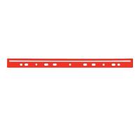 Dorso a foratura universale per stampati Q-Connect 30 cm rosso scatola da 100 - KF02284