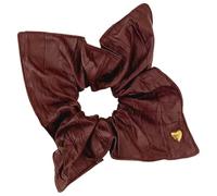 Dorso in pelle PU, capelli per ragazze,Accessori per capelli a forma di cuore in pelle PU | Legami elastici per capelli per donne e ragazze con capelli spessi e sottili