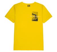 Dortmund BVB T-Shirt Nostalgia, Camicia Gialla T-Shirt Uomo (Pacco da 1)