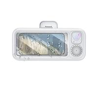 Dorto - Supporto per telefono per bagno, in materiale ABS e PC, supporto per telefono antiscivolo, 24,3 cm, supporto per telefono portatile, altoparlante senza fili, supporto per doccia per