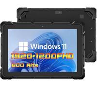 DORXTI Win - Tablet touch da 10,1 pollici, tablet robusto 8000 mAh, 8 GB, Ram128 GB, Rom, fotocamera USB3.0 BT4.2, GPS HDMI SIM 4G LTE, FHD+,5 G-WiFi Tablet Infrangibile