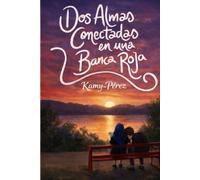 Dos almas conectadas en una banca roja