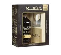 DOS MADERAS RON ANEJO 5+5 PX YEARS OLD 70 CL + 2 BICCHIERI CONFEZIONE REGALO
