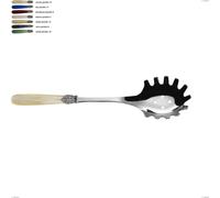 Dosa spaghetti georgian, Acciaio 18/10 AISI 304 Lucido manicatura acrilico perlato, lunghezza 292 mm multicolor