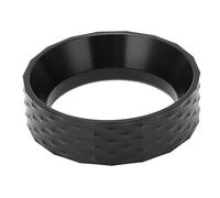 Dosaggio in imbuto in alluminio in lega di caffè anello di dosaggio anello magnetico caffettiera dosaggio imbuto da 48 mm dosaggio inventa (Nero)