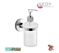 DOSASAPONE A PARETE PER SAPONE LIQUIDO IN VETRO SATINATO FELCE GEDY