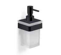 Dosasapone con erogatore da muro in ottone e Cromall A881 Gedy serie SAMOA Nero