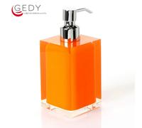 Dosasapone erogatore in metallo RAINBOW color arancio