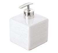 Feridras Cuba portasapone, Ceramica, Bianco, 0