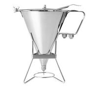 Eva imbuto colatore + 3 bocchette acciaio inox ø 17,5cm - acciaio inox 041140