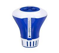 DOSATORE CLORO PASTIGLIE GALLEGGIANTE 5C12 TERMOMETRO DIFFUSORE REGOLABILE 17x19