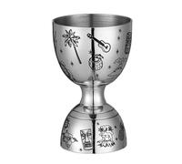 Dosatore Cocktail Bar Bell Jigger Cocktail, acciaio inossidabile commerciale 2oz. / 1 oncia. Accessori for barra strumenti di misurazione(Color 7)