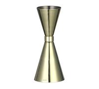 Dosatore Cocktail Doppio cocktail Jigger Bar Cocktail Dosatore Liquore Misurino Martini Barra degli strumenti for misurare(Ring Gold 25 50ml)