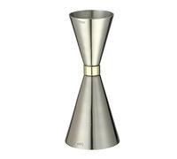 Dosatore Cocktail Doppio cocktail Jigger Bar Cocktail Dosatore Liquore Misurino Martini Barra degli strumenti for misurare(Ring Silver 25 50ml)
