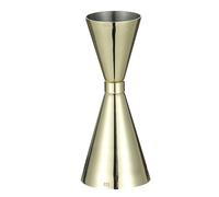 Dosatore Cocktail Doppio cocktail Jigger Bar Cocktail Dosatore Liquore Misurino Martini Barra degli strumenti for misurare(Ring Gold 1oz 2oz)