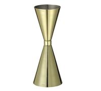 Dosatore Cocktail Doppio cocktail Jigger Bar Cocktail Dosatore Liquore Misurino Martini Barra degli strumenti for misurare(Ring Gold 60 90ml)