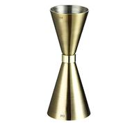 Dosatore Cocktail Doppio cocktail Jigger Bar Cocktail Dosatore Liquore Misurino Martini Barra degli strumenti for misurare(Ring Brass 30 45ml)