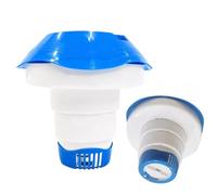 Dosatore di cloro per piscine - dosatore per compresse da 5 pollici, porta compresse di cloro galleggiante per piscine, per famiglie private, commerciali, hotel, parchi acquatici e impianti da
