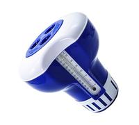 Dosatore di Cloro per Vasca Idromassaggio | Display della Temperatura in Reale - Dosatore per Pastiglie da Piscina - Ideale per Vacanze al Mare, Spiaggia, Giardino, Lago, Campeggio, Libero, Viaggi, Re