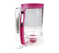 Dosatore di pastella portatile da 900 ml for cupcake, pancake, biscotti, waffle, crema, impasto for pasticceria, imbuto, strumento cottura graduato(Purple)