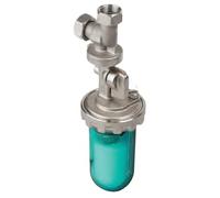 Dosatore di polifosfati Dosaphos dima verticale 1/2'' con acquastop - Sistema anticalcare per caldaie e bollitori con doppia ricarica