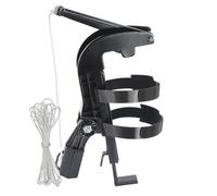 Dosatore di prolunga, adattatore, dosatore regolabile con asta telescopica da 2,8 m, per bombolette spray, spray spray per vespe, colore spray (nero)
