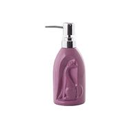 Dosatore di Sapone con Pompa Dispenser Di Sapone In Ceramica 360ml Con Pompa Plastica, For Liquido E Gel (rosa, Viola, Albicocca, Verde) Ricaricabile