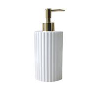 Dosatore di Sapone con Pompa Distributore di sapone in ceramica massaggio olio bottiglia cucina e bagno Dispenser contenitore liquido molto adatto for uso domestico (20 once) Ricaricabile