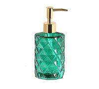 Dosatore di Sapone con Pompa Distributore di sapone trasparente SHAMPOO BOTTIGLIA ACQUA E BAGNO Dispenser contenitore liquido Molto adatto for uso domestico (11 once) Ricaricabile